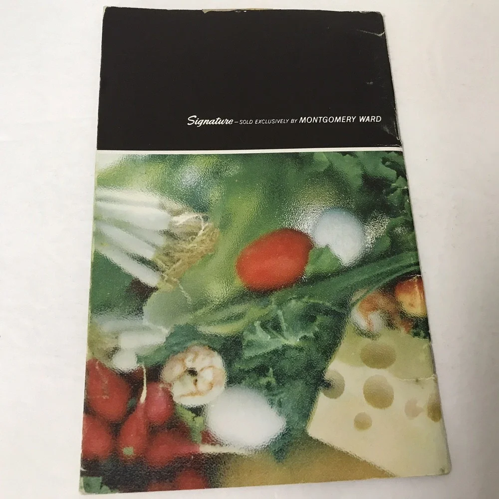 Montgomery Ward Signature Freezer Instruction Booklet